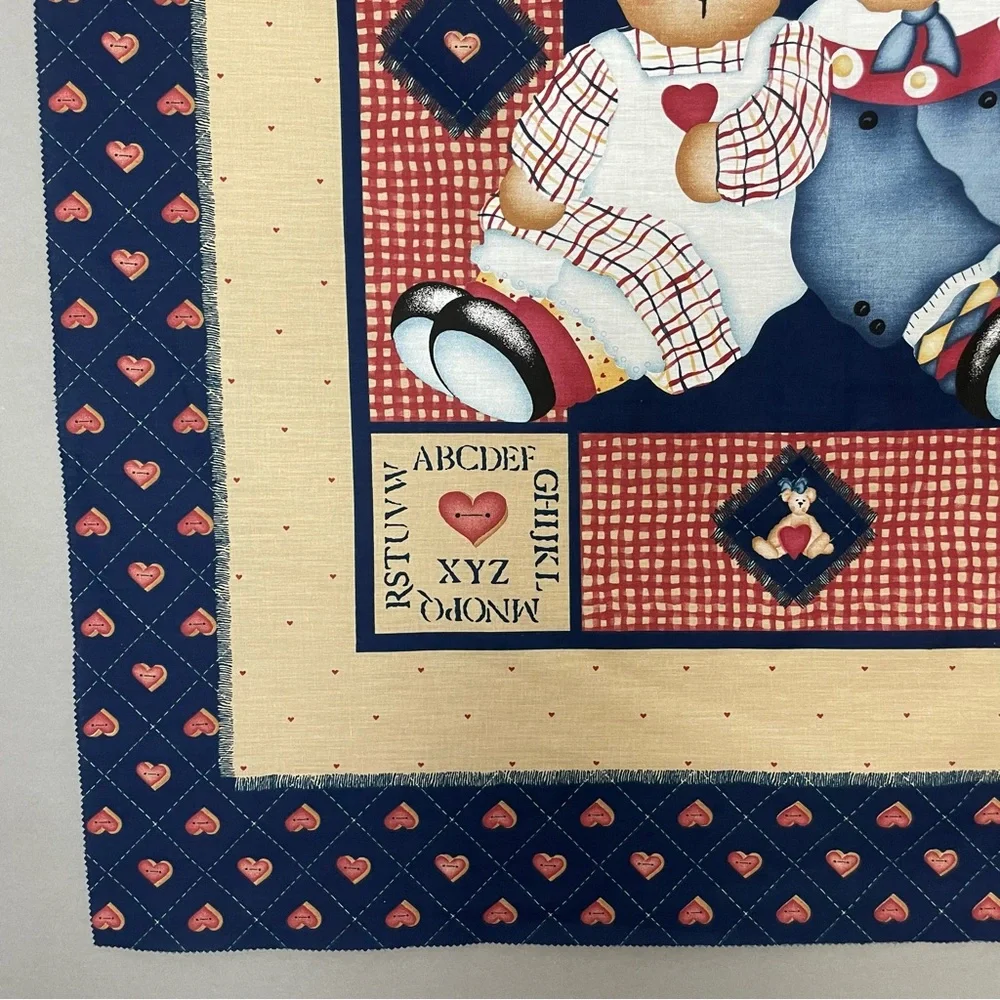 Vintage 1997 Daisy Kingdom Quilt‎ Panel Fabric Project Applique Sew Baby #K29